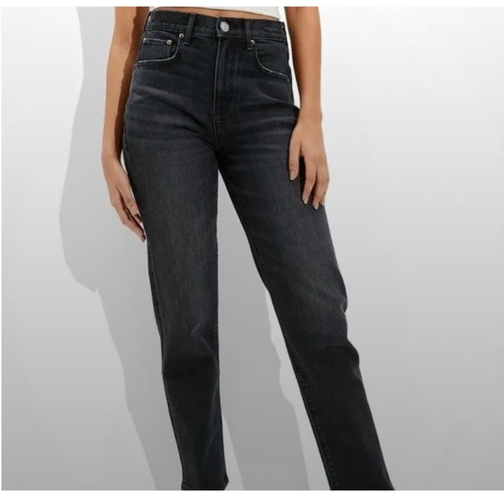 American Eagle Outfitters High Rise Dark Gray Jeans